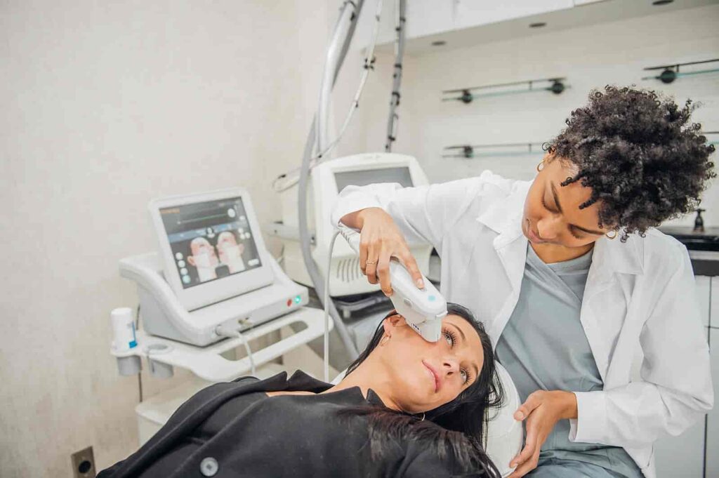 Skin tightening treatment
