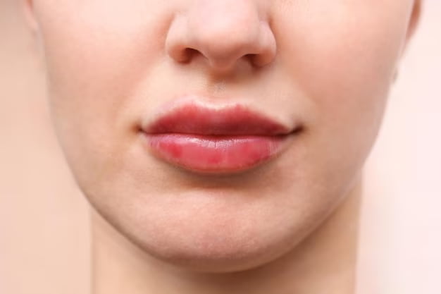Lip filler migration