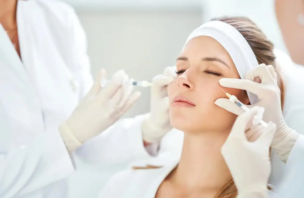 woman getting injections