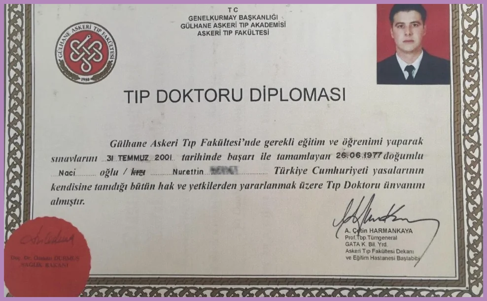Dr Nurettin Diploma Website