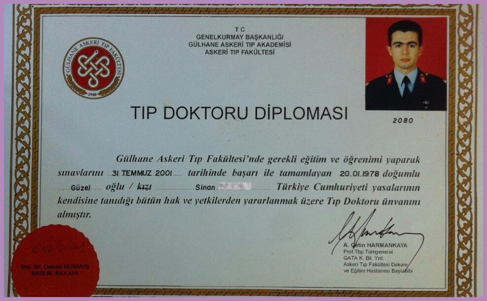 Dr Sinan Diploma1