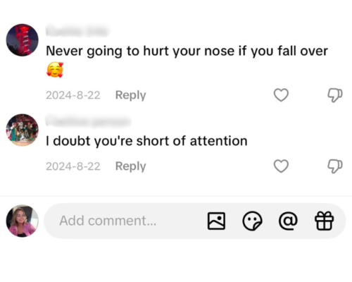 Comments before her surgery